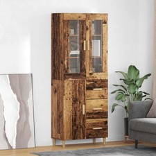 Haut Armoire avec tiroir Bois d'ingénierie Buffet Moderne polyvalente vidaXL vid