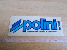 Autocollant POLINI MOTORI ( bleu )