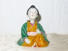 Porcelaine "Geisha" Avec Tête Oscillante Asiatique ! Figurine En Porcelaine !