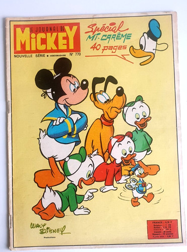 Journal mickey 770 du - mickey, n°
