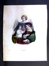 Imagerie populaire religieuse NOTRE PÈRE Vater Unser LITHOGRAPHIE colorée DOPTER