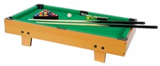 Mini table de billard, y compris accessoires comme support de table, neuf