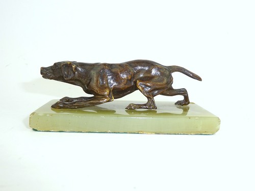 Bronze chien argentor - bronze,