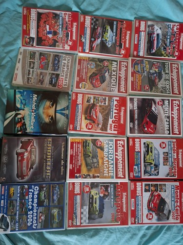 Lot collection dvd rallye - 24,