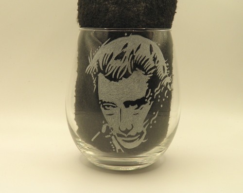Verre whisky gravé - à,
