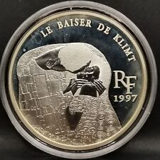 10 FRANCS 1 1/2 EURO 1997 BE LE BAISER DE KLIMT ARGENT 900‰ 15000 Ex. / FRANCE
