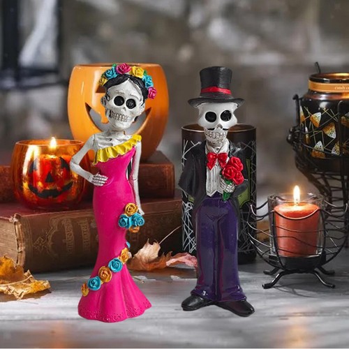 Figurine couple squelette - figurine,