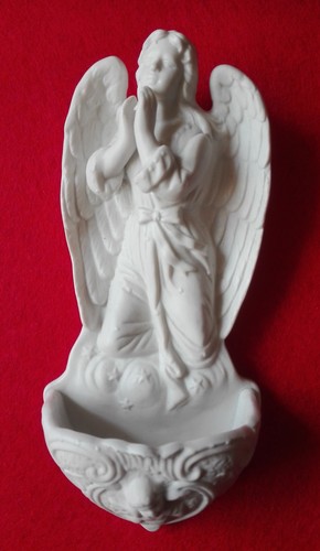 Ancien bénitier biscuit - bénitier, en