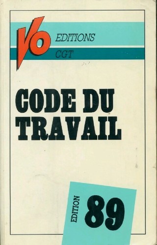 Code travail 1989 - code, du