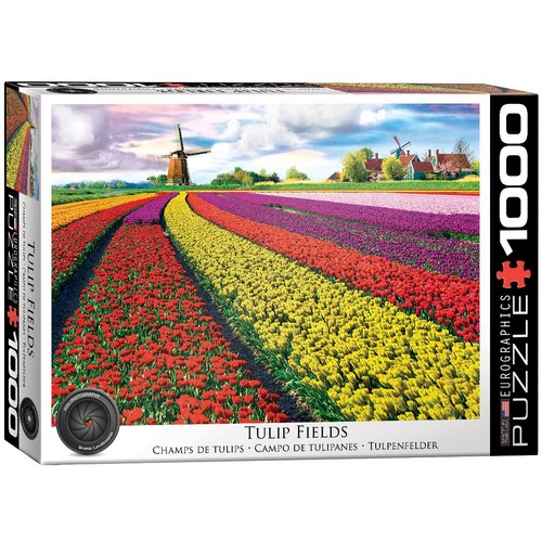 Tulip field netherlands puzzle - tulip,