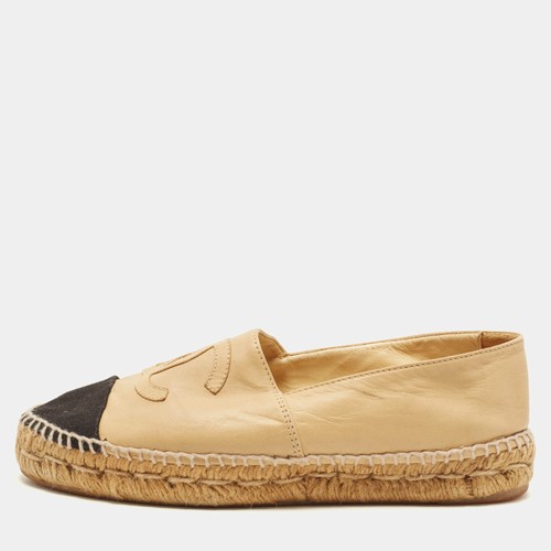 Espadrilles plates cuir - espadrilles,