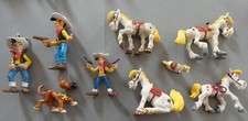LOT 9 FIGURINES DIVERS ISSUE BD BANDE DESSINNEE LUCKY LUKE JOLLY JUMPER