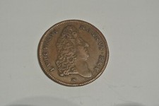 KING LOUIS XIV rare coin historique jeton  armis nunc tota