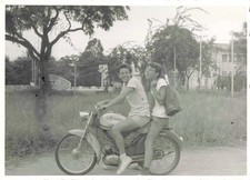ANCIENNE PHOTOGRAPHIE MOTO