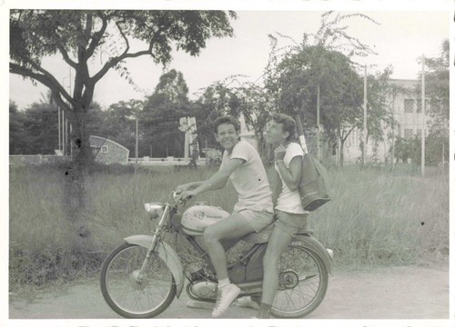 Ancienne photographie moto - ancienne,