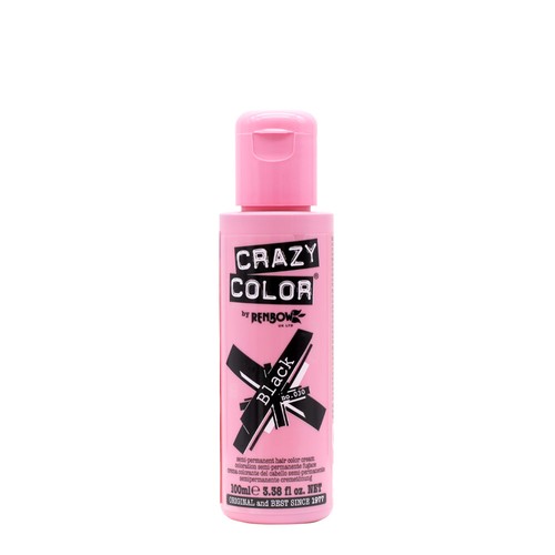Crazy color black 030 100ml - black,
