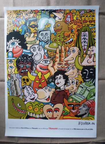 Poster hervé rosa - /, 100e