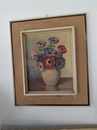 Huile sur toile ancienne - sur,