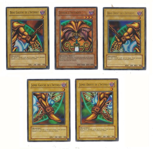 Carte les 5 - yu-gi-oh!,