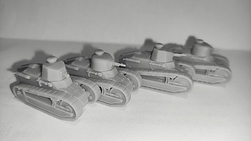 Renault tank 3d - renault, ft-17