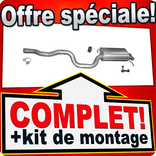 Silencieux arriere pour - silencieux,