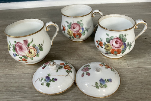 Lot porcelaine ancienne pots - porcelaine,