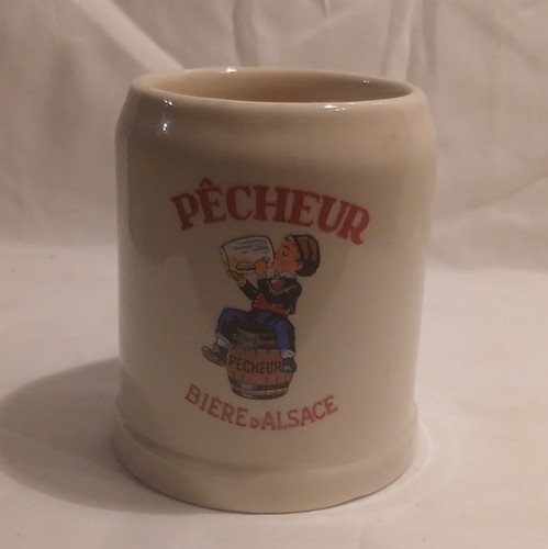 Pêcheur chope publicitaire - pêcheur,