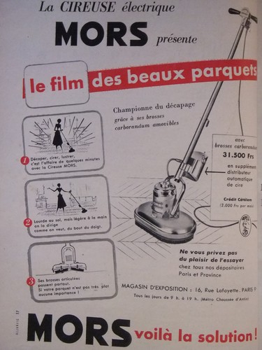Publicité presse 1957 - de,