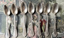 7 cuillères à dessert en