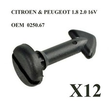 Capot Moteur Clips prévu pour 206 306 307 406 Partner Citroen 1.8 2.0 16V
