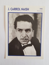 J. CARROL NAISH - CARTE FICHE