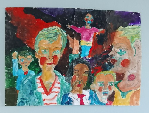 Techniques mixtes art brut - techniques,