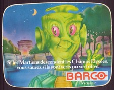 Autocollant " Barco " TV