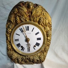 ancien mouvement de comtoise du 19ème  "Nau" - sonnerie gong  (SG11)