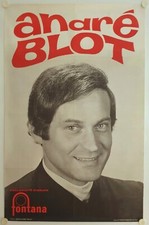 Affiche ANDRÉ BLOT Accordéon Années '60