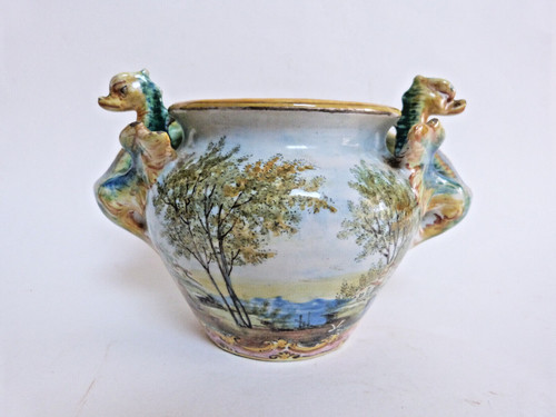 Vase pot faience - pot, en