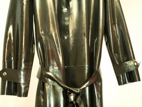 Handmade latex coat - coat, with