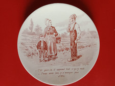 ASSIETTE DESSERT PARLANTE