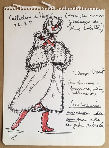 Dessin original encre irène - encre,