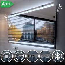 Miroir Salle De Bain Lumineux LED DENVER | INTERRUPTEUR | METEO | BLUETOOTH GH4