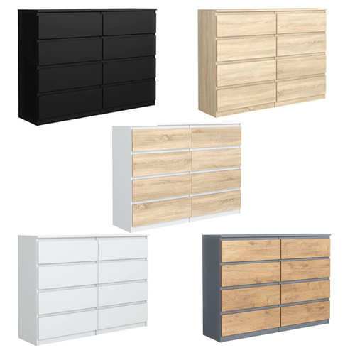 Commode avec tiroirs 120 - 8,