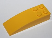 Lego Yellow Slope Curved 6x2 ref 44126 set 8037 7047 5767 6753 7746 7658 10134