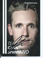 CYCLISME- CP   .Autographe  " KOEN DE KORT  "     team  GIANT
