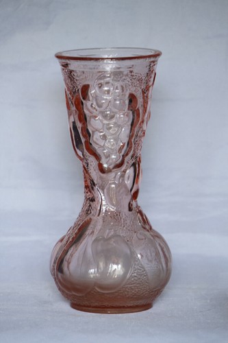 Vase verre rose - verre,