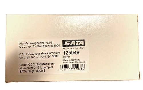 Sata 125948 spray cup aluminum - 125948,