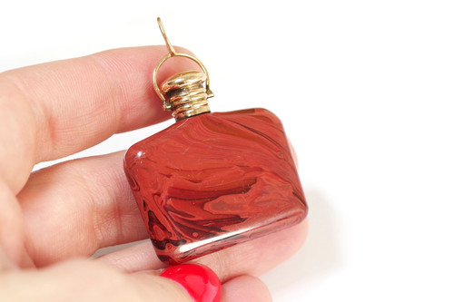 Pendentif flacon parfum en - à,