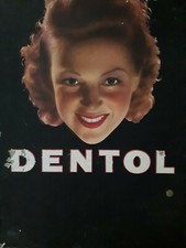 plaque publicitaire DENTOL sur