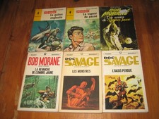 lot 6 romans BOB MORANE + DOC