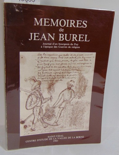 Mémoires jean burel - mémoires, de