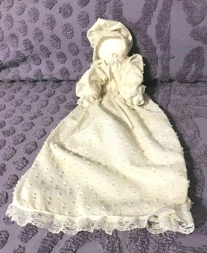 Vtg faceless girl doll - faceless, w/off